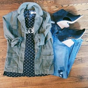 Black Polka Dot T-Shirt